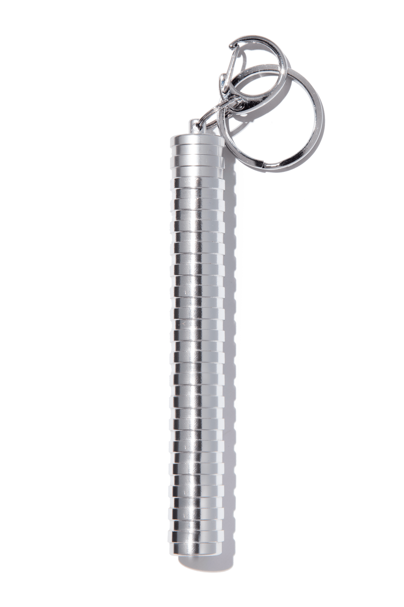 Carry Case/Holder Keychain - Silver