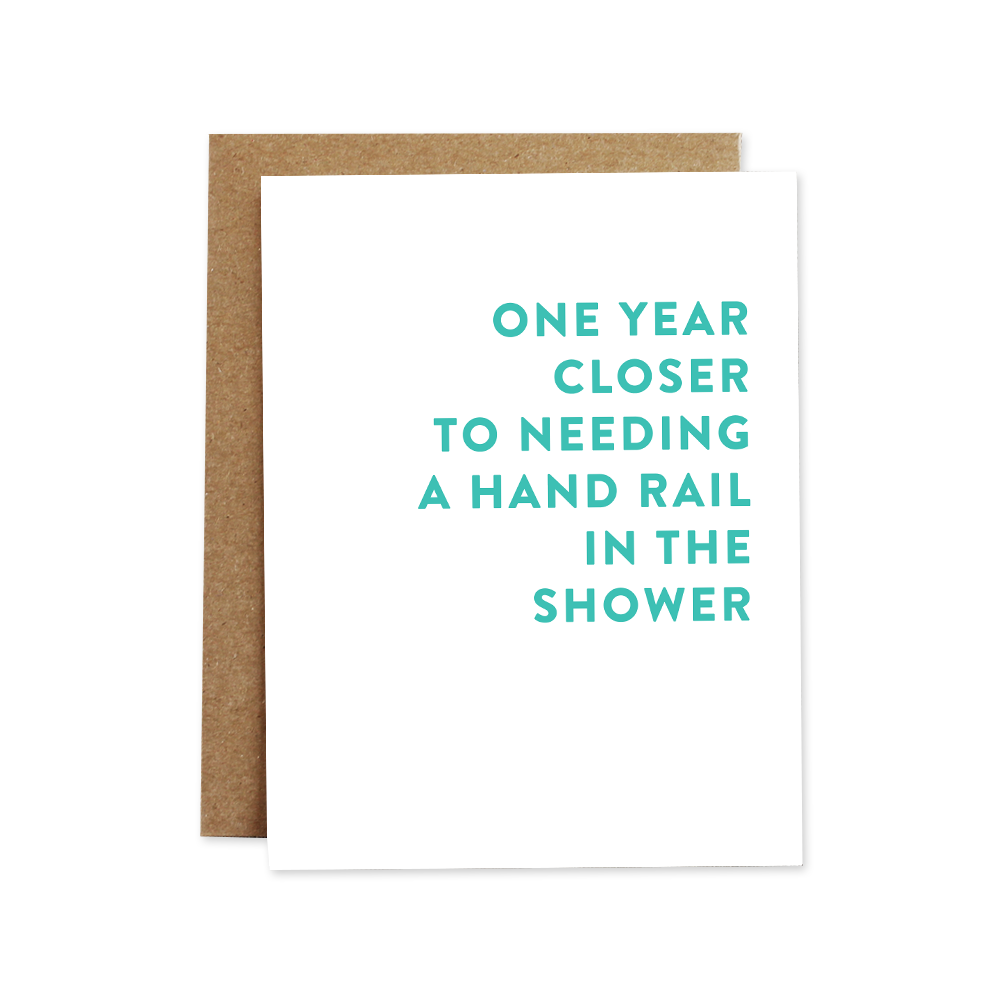 Hand Rail Birthday Card