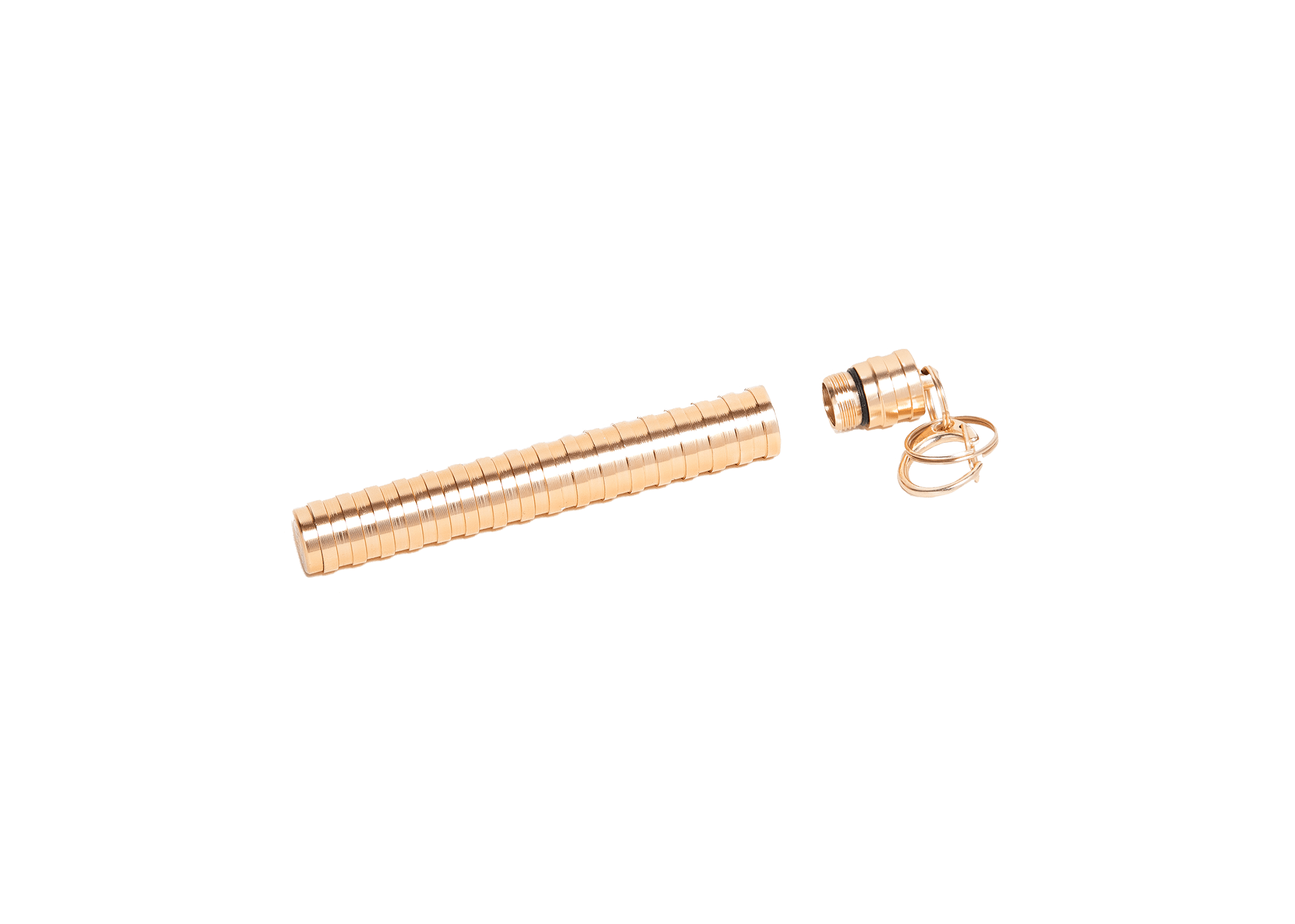 Carry Case/Holder Keychain - Gold
