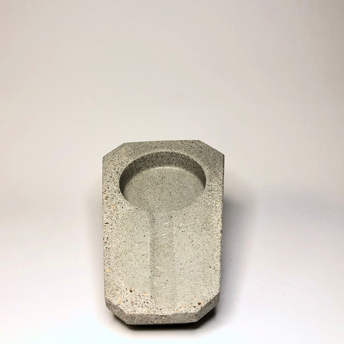 Concrete Smudge Holder - Natural Terrazzo