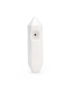 Crystal Voyager Pipe - Glossy White