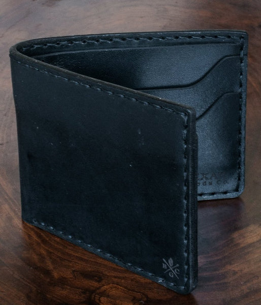 Classic Bifold - Black Leather