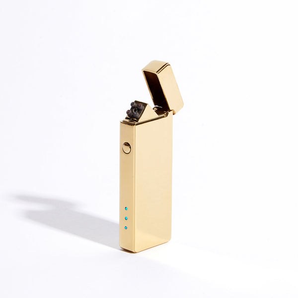 Slim Double Arc Lighter - Gold