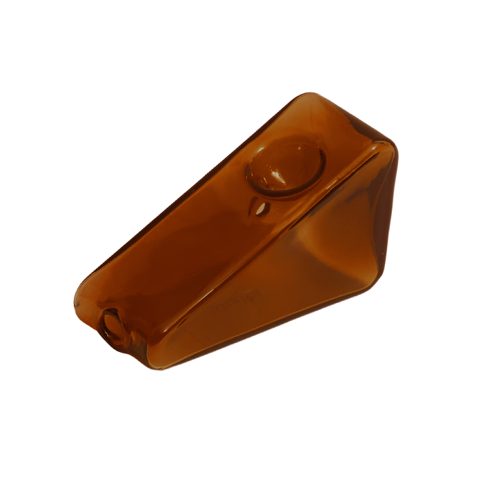 Amber - Triangle Pipe