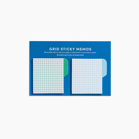 Grid Sticky Memos in Cool