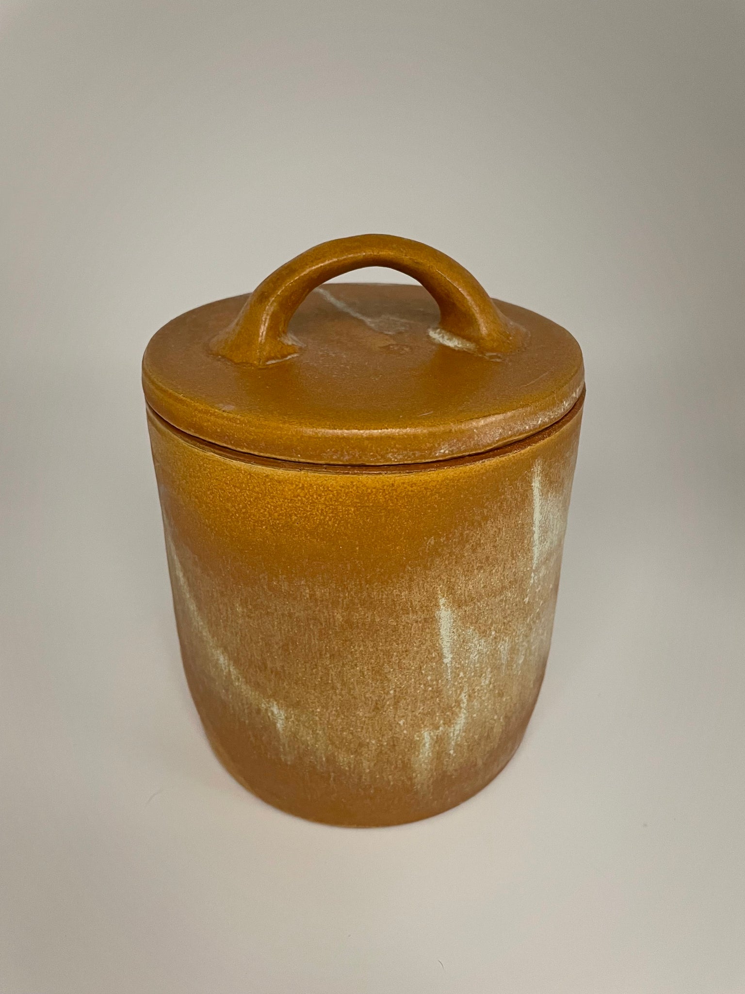 Large Ceramic Jar - Ochre