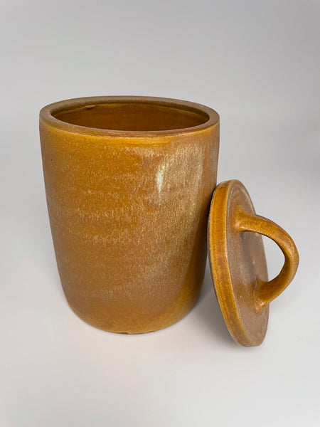 Medium Ceramic Jar - Ochre