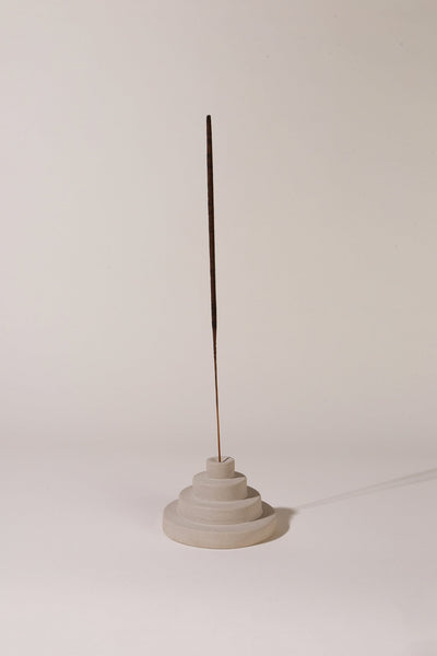 Tan - Ceramic Meso Incense Holder