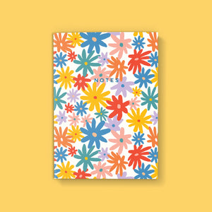 Summer Flowers Softcover Notebook - Blank Pages