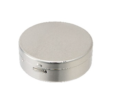 Round Pill Box in Silver
