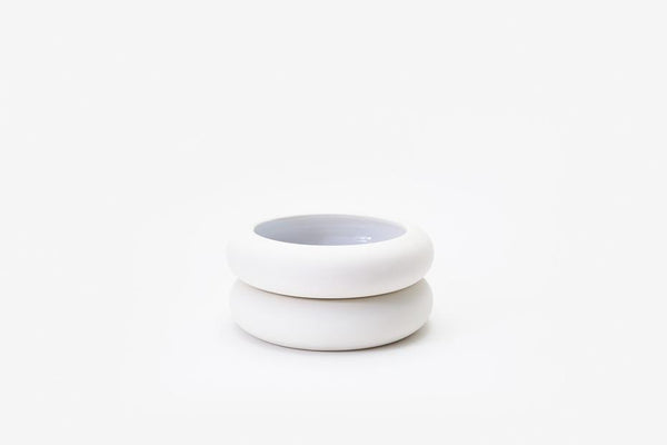 Stacking Planter in White - Short