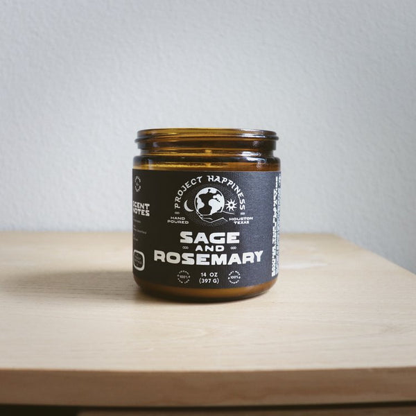 Sage + Rosemary - 8 oz Candle