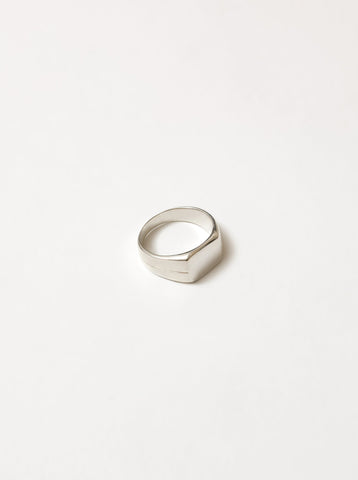 Gino Signet Ring in Sterling Silver