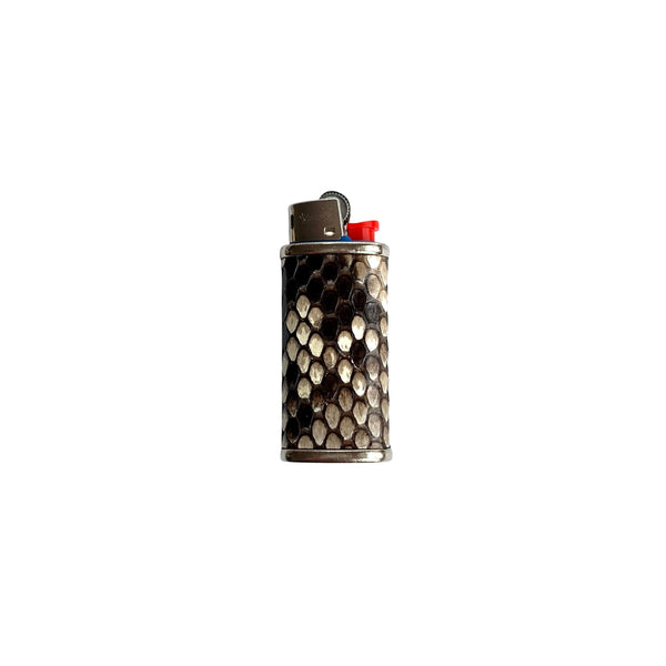 Small Bic Lighter Cover - Diamondback Python