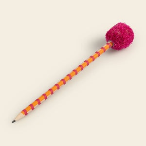 Pom Pom Pencil - Pink