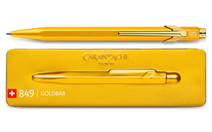 849 Goldbar Ballpoint Pen, with Holder