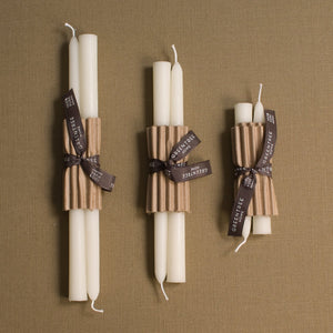 12" Everyday Taper Candles - Cream