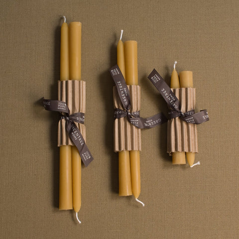 6" Everyday Taper Candles - Natural