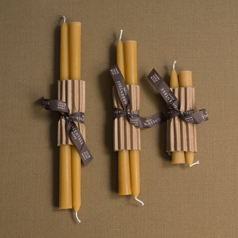 10" Everyday Taper Candles - Natural
