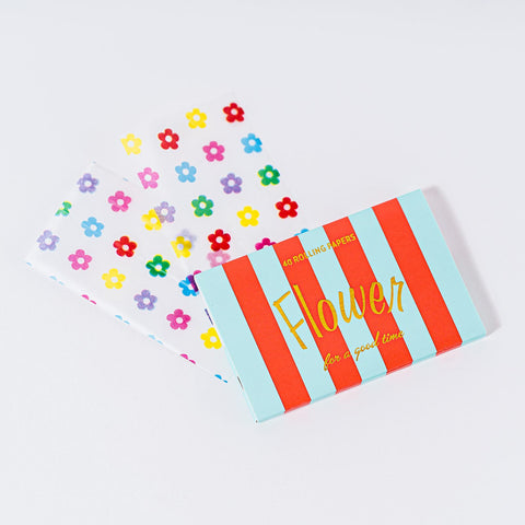 Flower Rolling Papers - Multi Color