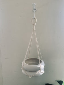 Macrame Plant Hanger - Off White