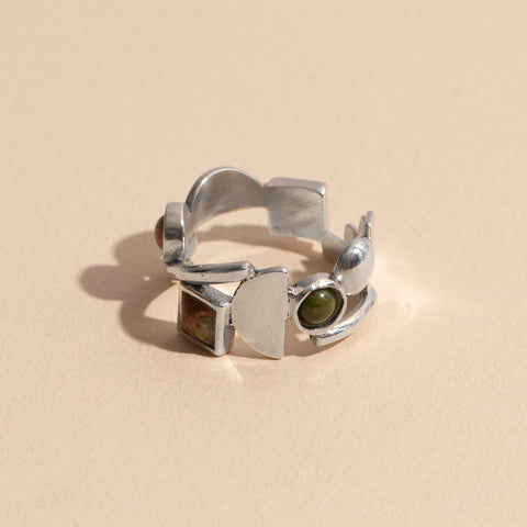 Shapes Ring - Sterling Silver
