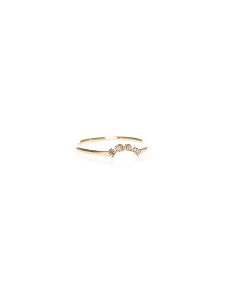 Seashell Ring - Solid 10K YG