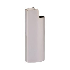 Brass Lighter Holder in Silver