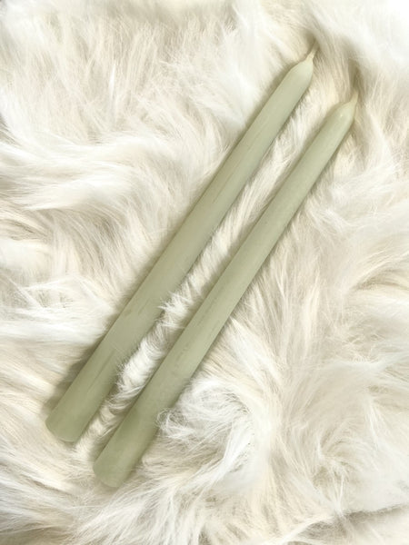 10" Everyday Taper Candles - Celadon
