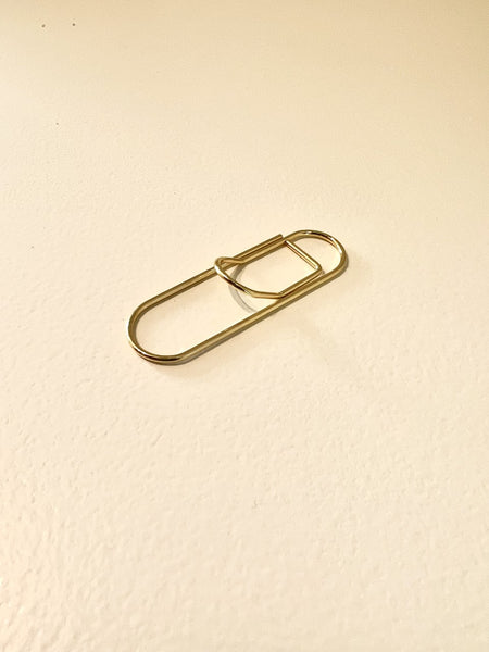Clip Pen Holder - Brass