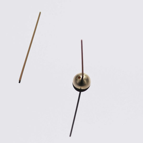 Dome 3-Size Incense Stick Holder - Brass